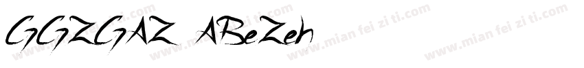 GGZGAZ ABeZeh字体转换